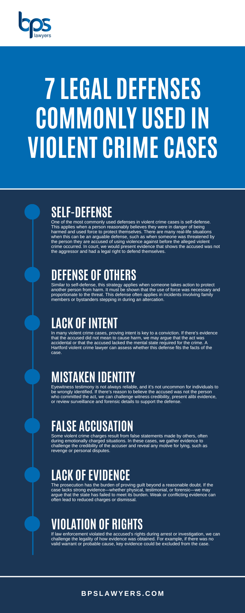 violent crime lawyer Hartford, CT Infographic